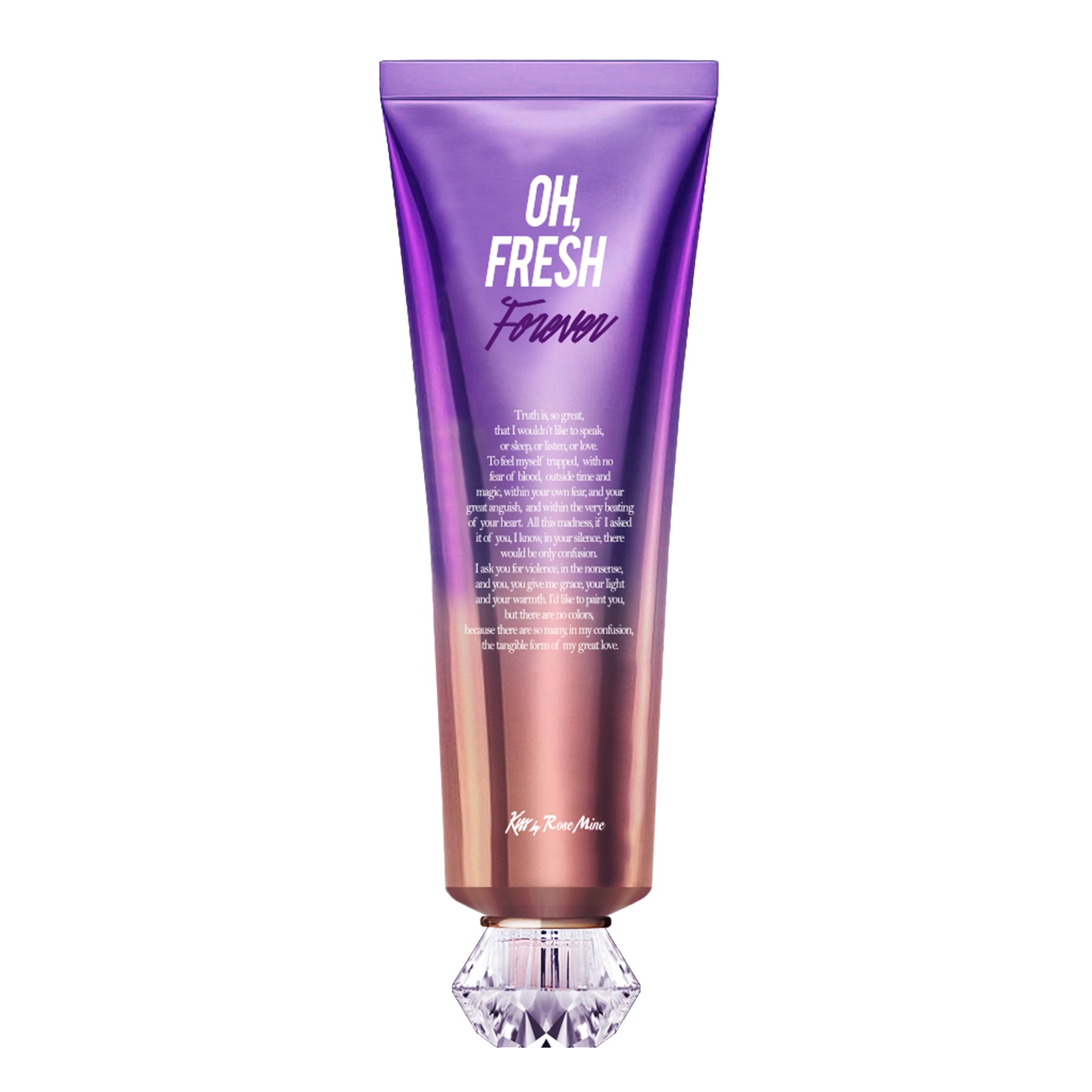 [Kiss by Rosemine] Крем для тела ЦВЕТОЧНЫЙ АРОМАТ ИРИСА Fragrance Cream - Oh, Fresh Forever, 140 мл