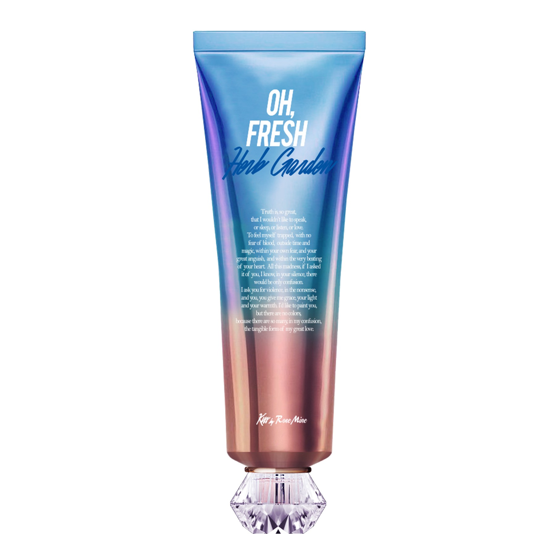 [Kiss by Rosemine] Крем для тела СВЕЖИЙ ТРАВЯНОЙ АРОМАТ Fragrance Cream - Oh, Fresh Herb Garden, 140 мл