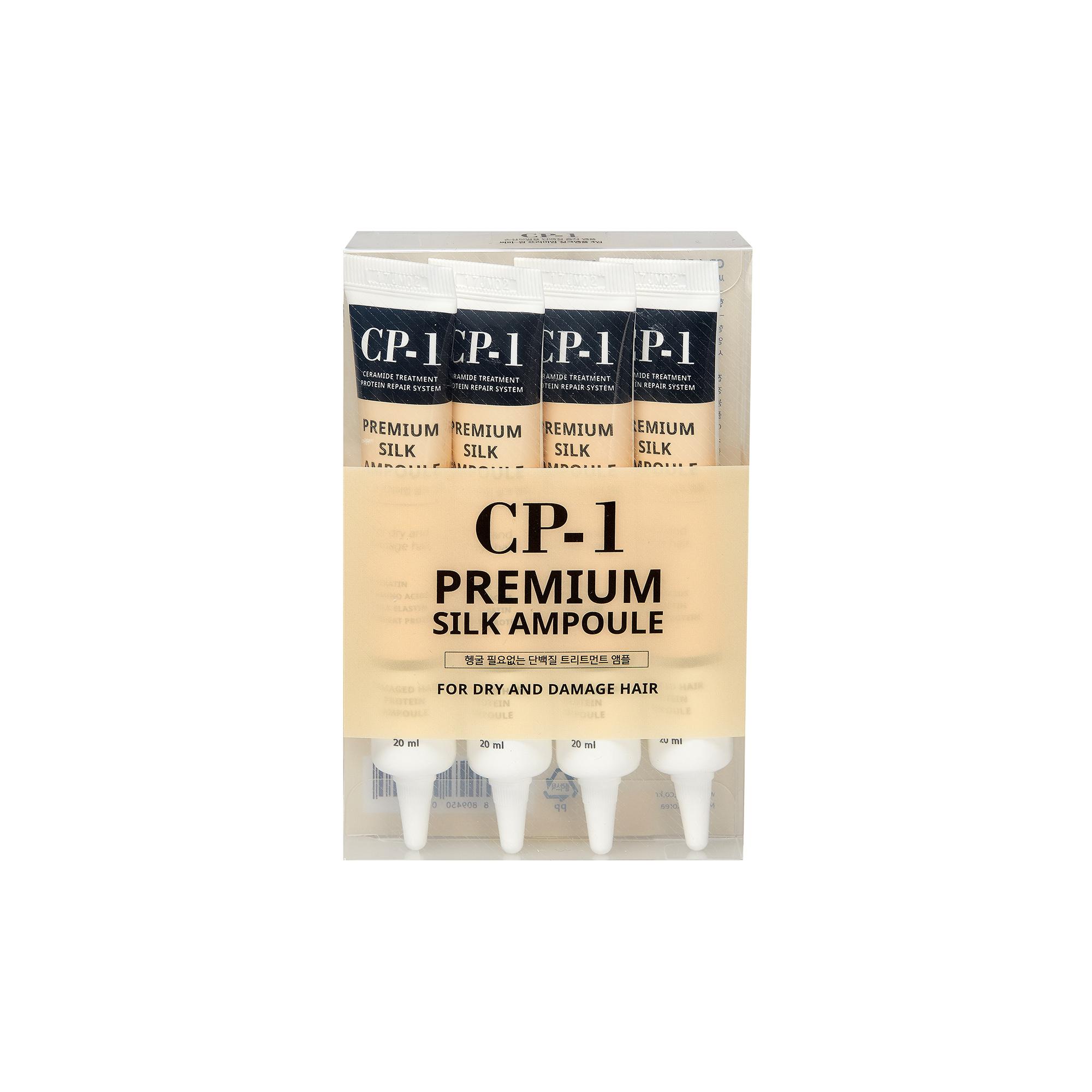 [ESTHETIC HOUSE] Набор/Несмываемая сыворотка д/волос с протеинами шелка CP-1 Premium Silk Ampoule